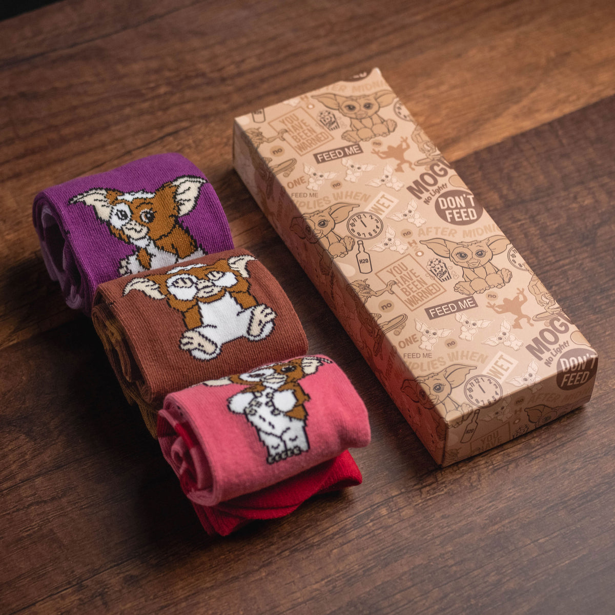 Produktbild Gremlins - Gizmo Emotions strumpor 3-pack i presentlåda