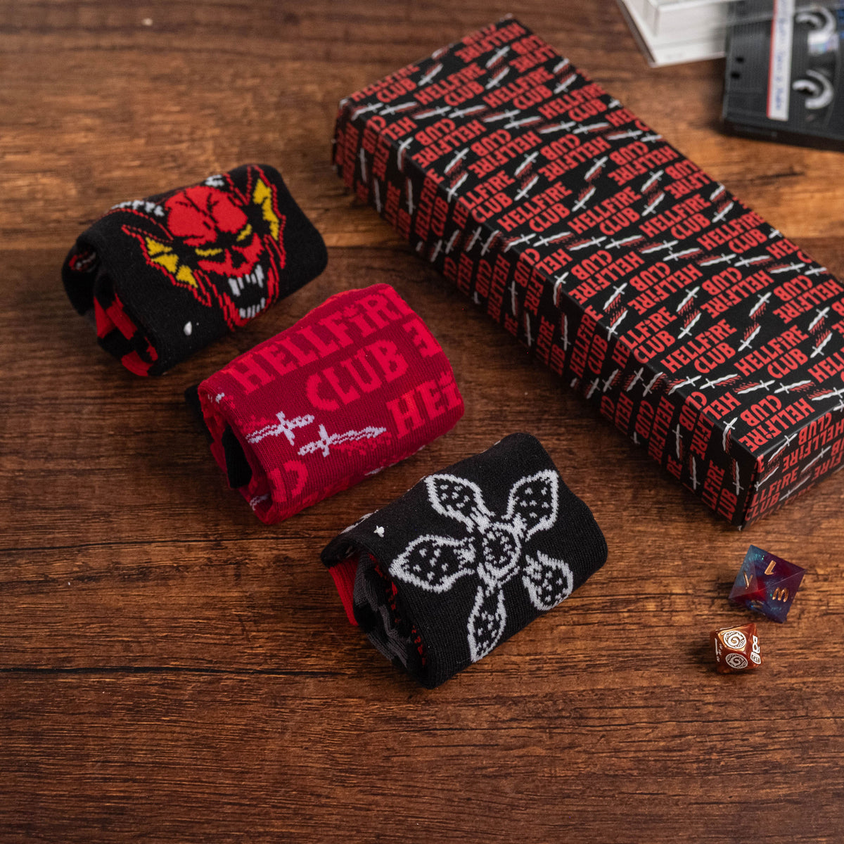 Produktbild Stranger Things – 3-pack strumpor i presentask