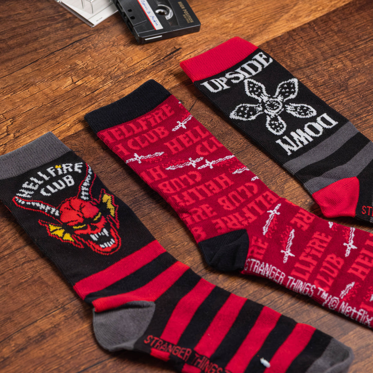 Produktbild Stranger Things – 3-pack strumpor i presentask