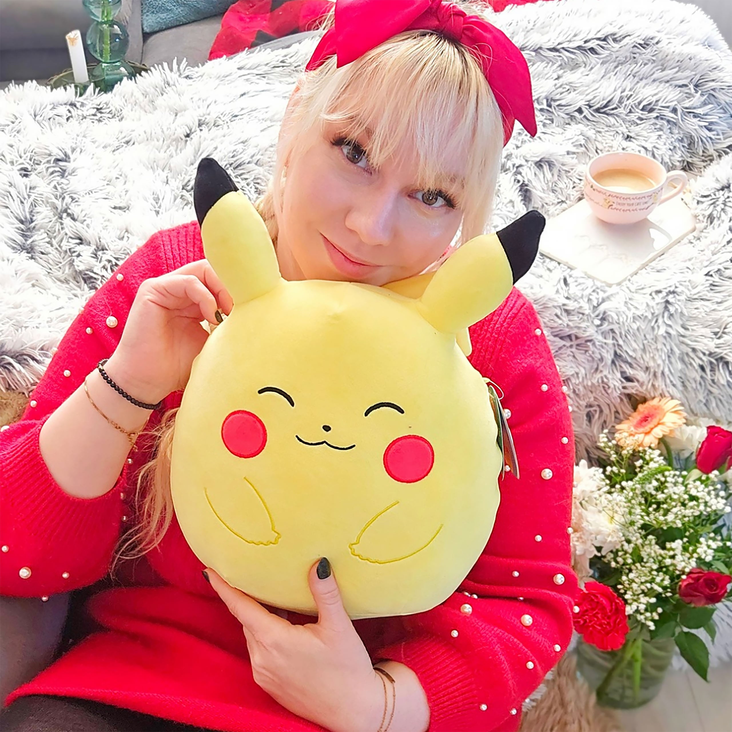 Produktbild Pikachu Squishmallows Gosedjursfigur 25 cm - Pokémon