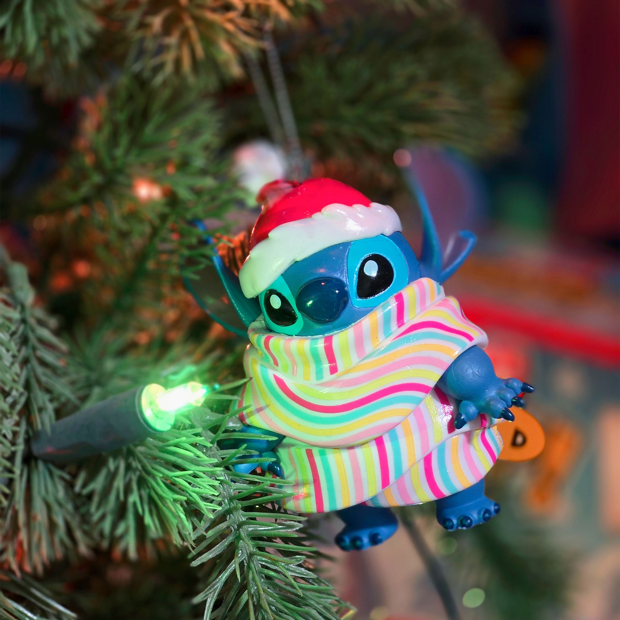 Produktbild Julgransprydnad Stitch med halsduk - Lilo & Stitch