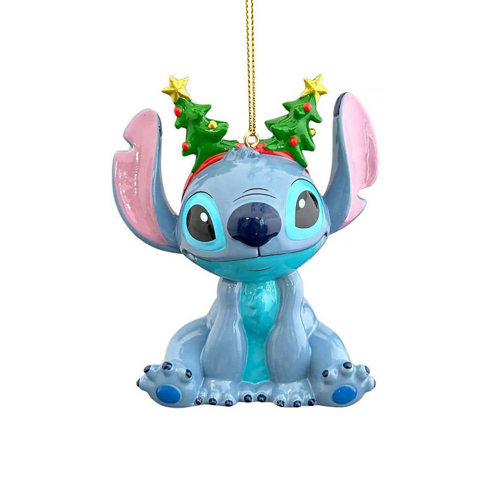 Produktbild Stitch med hårband julgranshänge - Lilo & Stitch