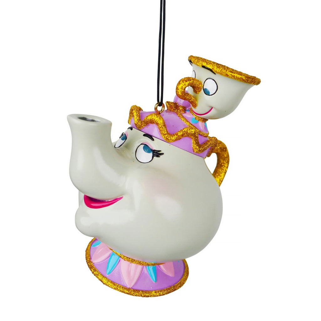 Produktbild Skönheten och odjuret - Mrs. Potts och Chip julgranshänge