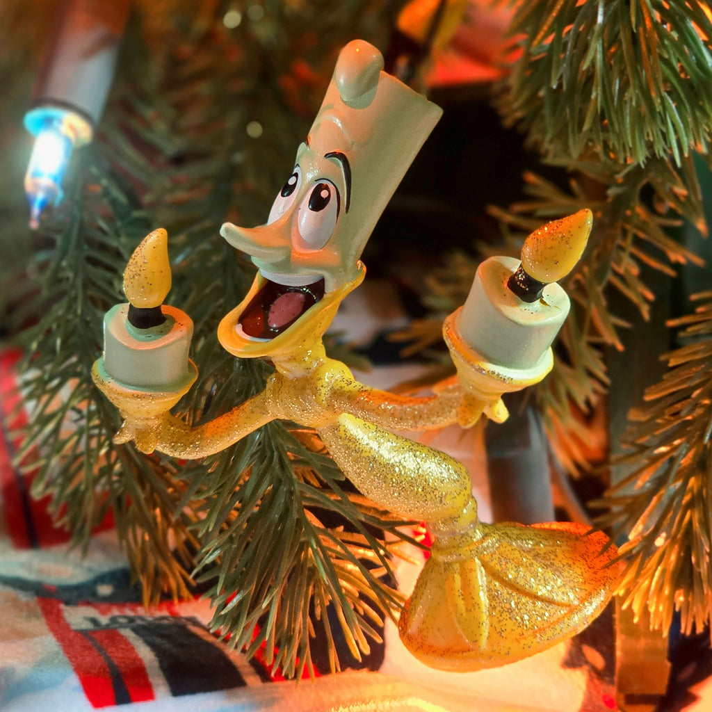 Produktbild Skönheten och Odjuret - Lumière julgransprydnad