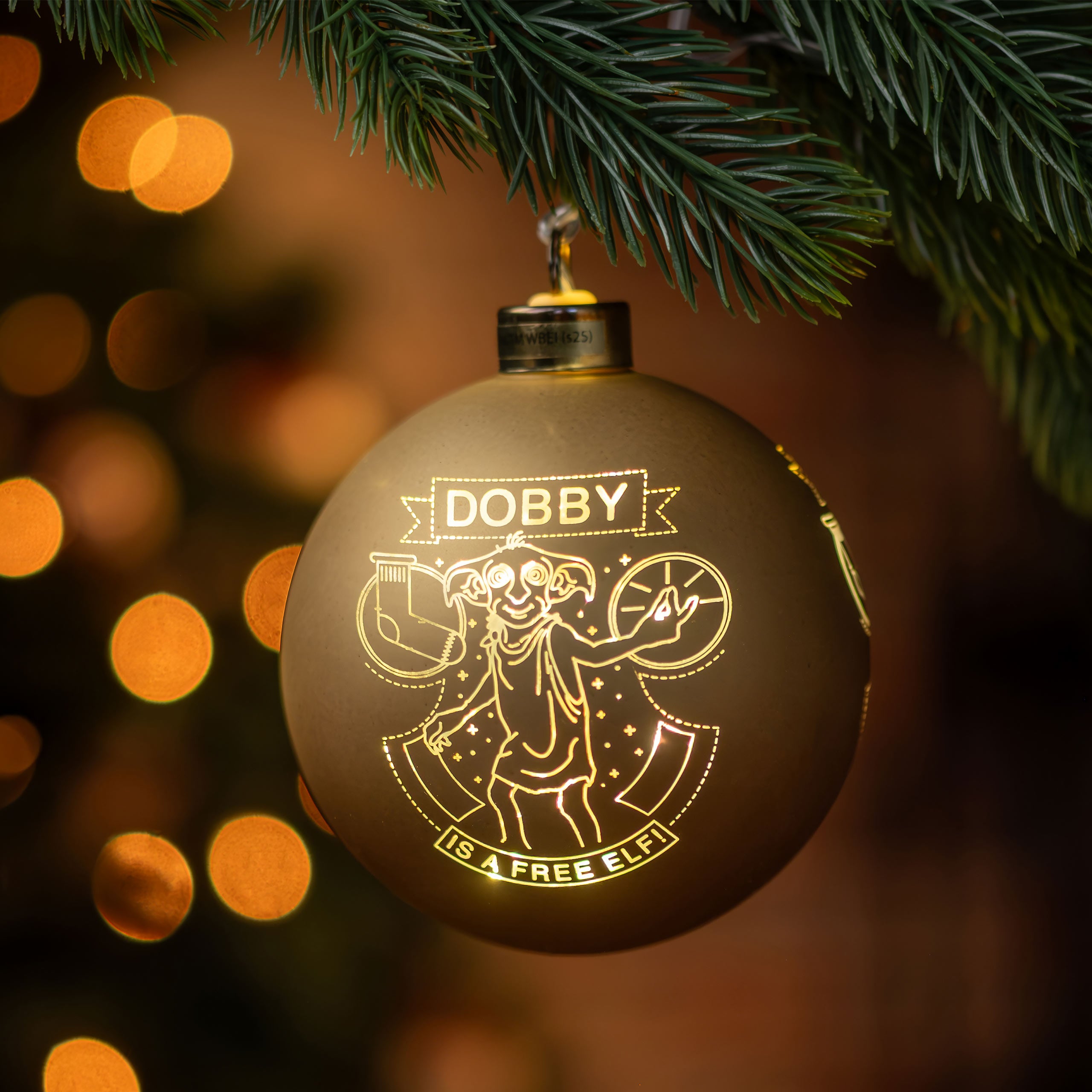 Produktbild Harry Potter - Dobby julgranskula med ljus