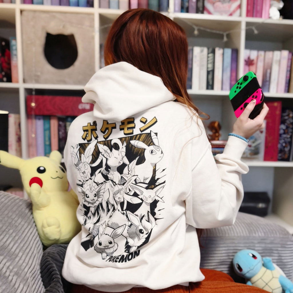 Produktbild Pokémon - Eevee Evolution Katakana Huvtröja