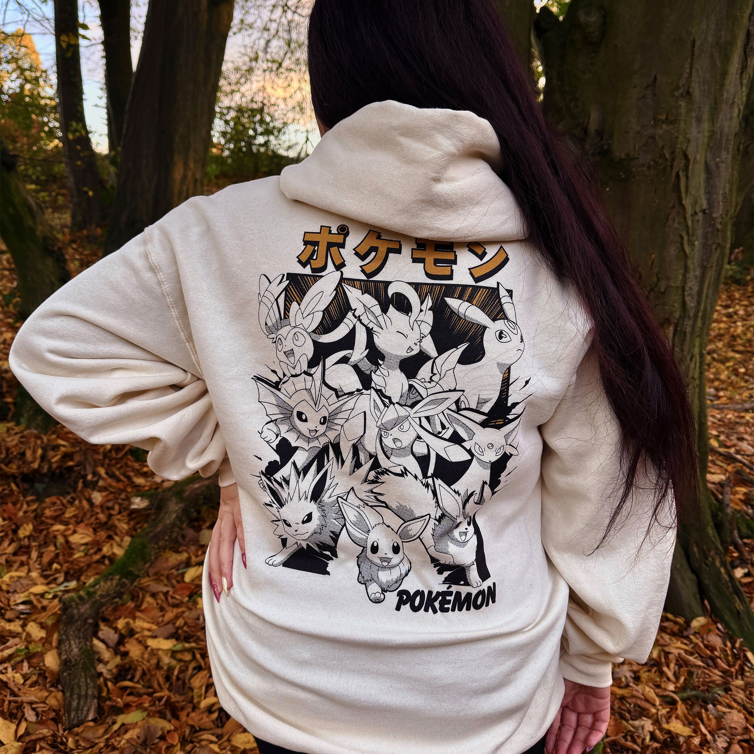 Product image Pokémon - Eevee Evolution Katakana Hoodie