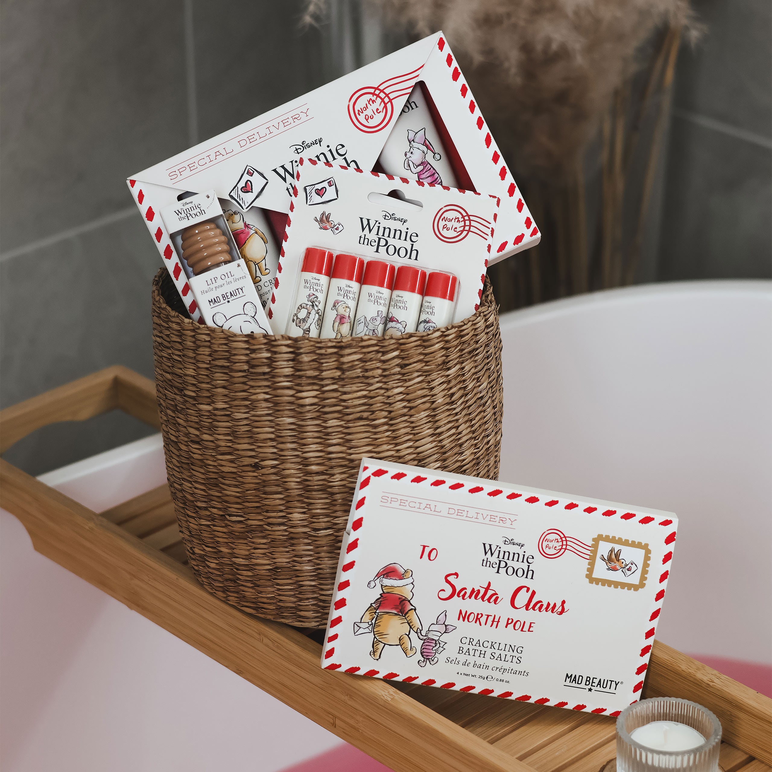Produktbild Nalle Puh - X-mas sprakande badsalt