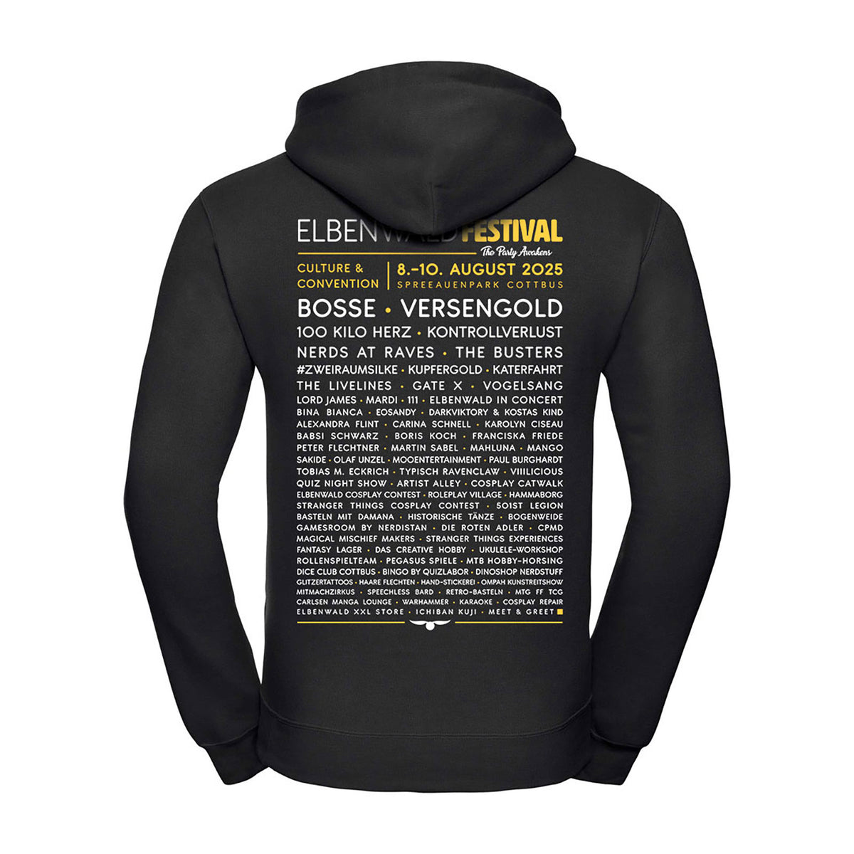 Produktbild Elbenwald Festival - Return of the Party Hoodie svart