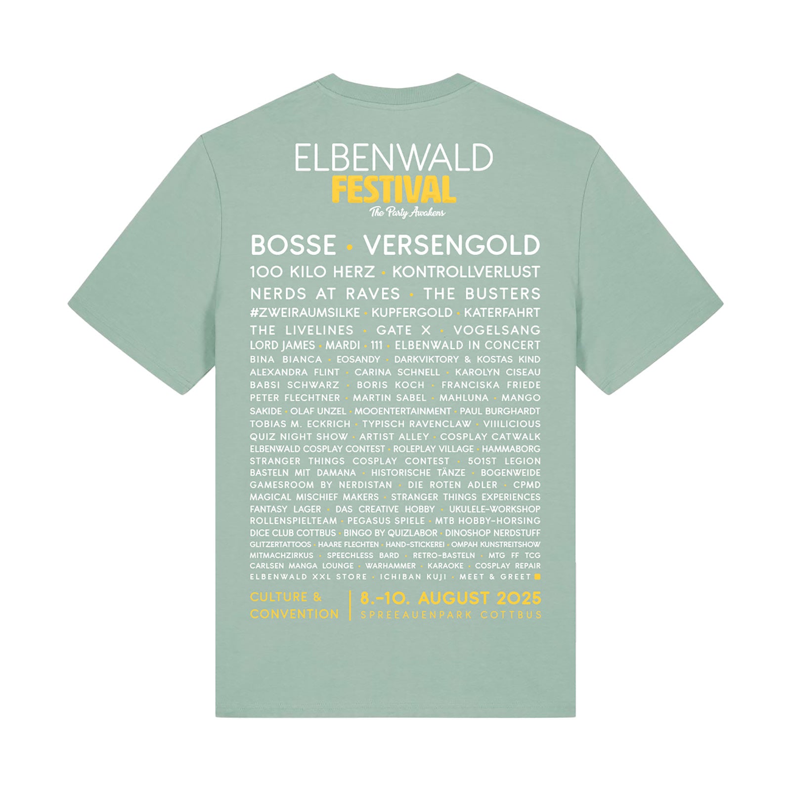 Produktbild Elbenwald Festival - Line-up T-shirt