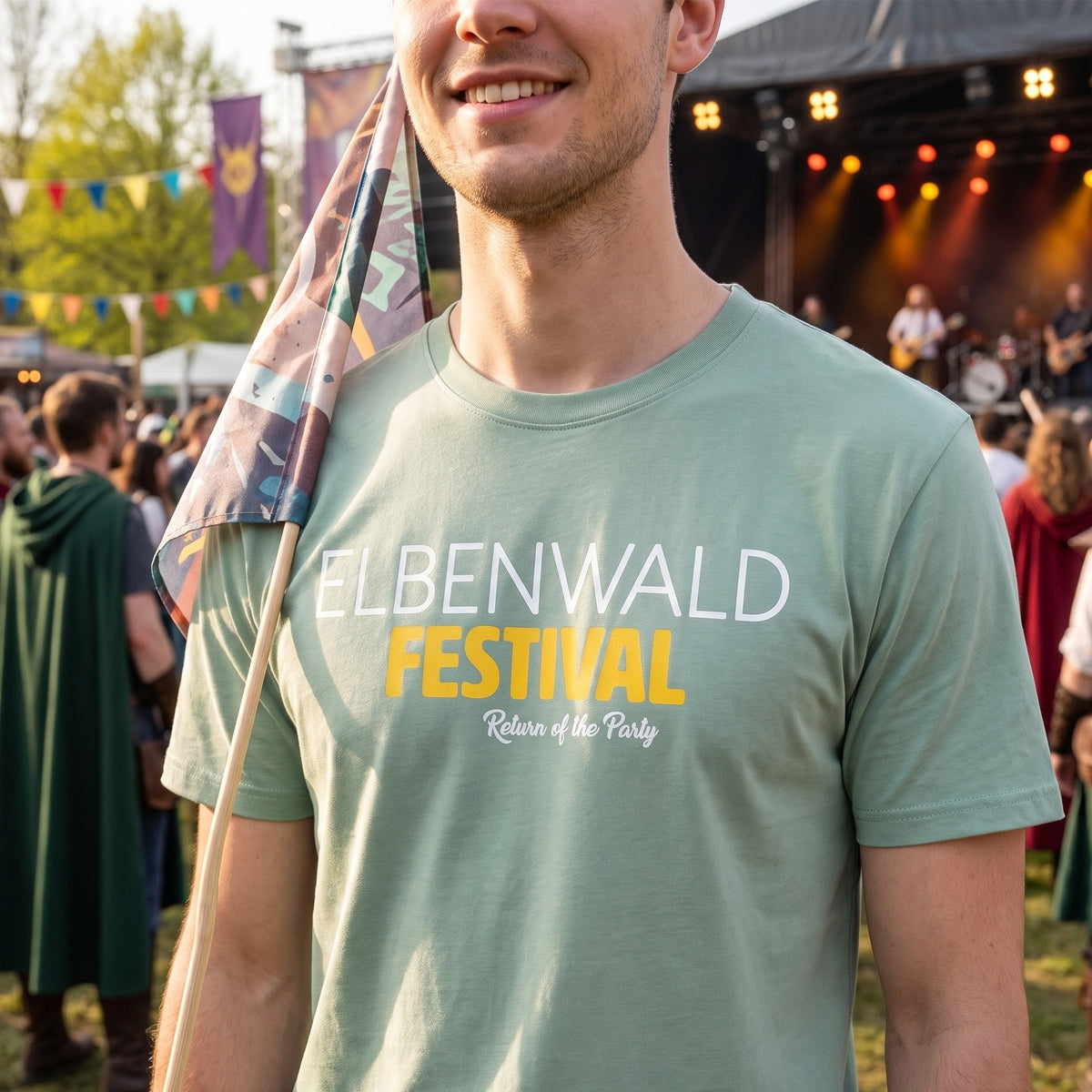 Produktbild Elbenwald Festival - Line-up T-shirt