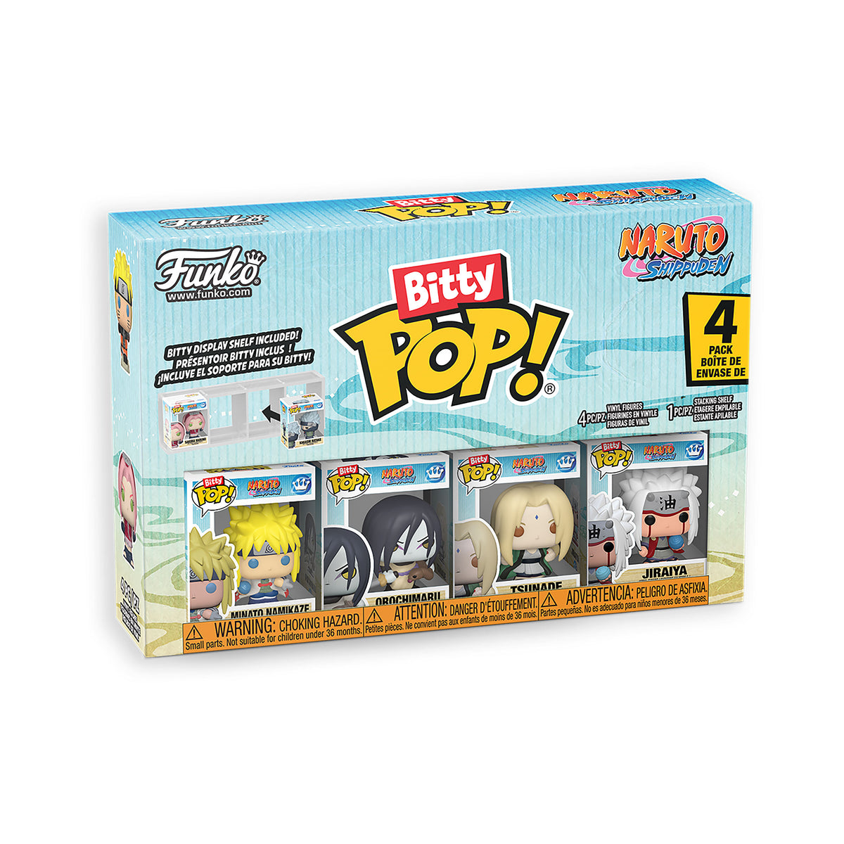 Produktbild Naruto - Battles Funko Bitty Pop 4-pack figurer Serie 2