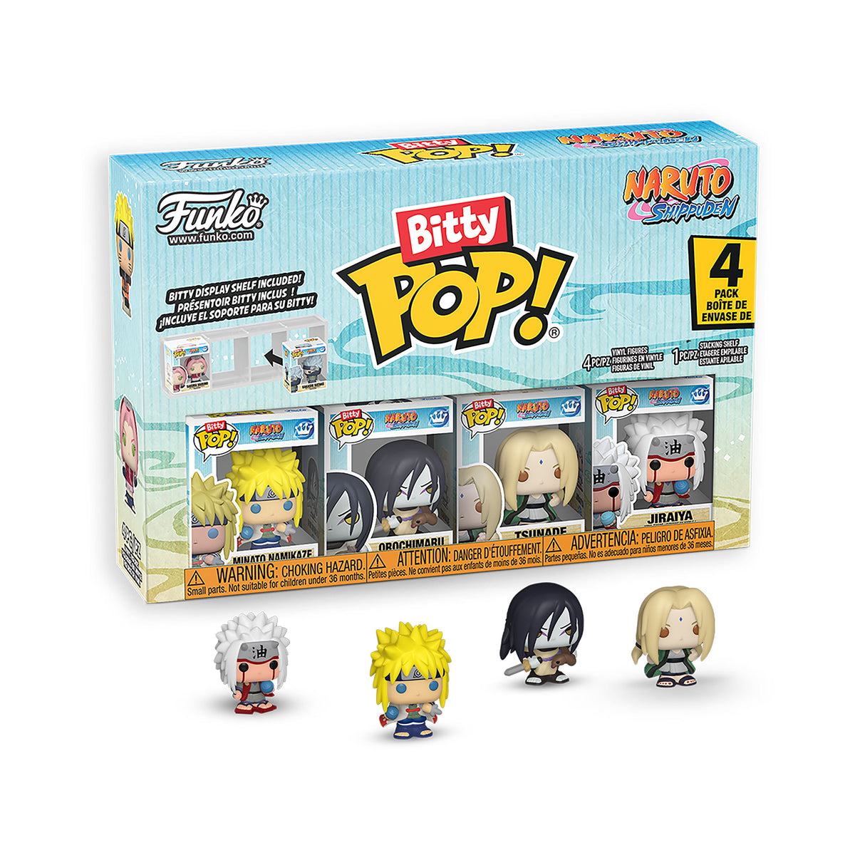Produktbild Naruto - Battles Funko Bitty Pop 4-pack figurer Serie 2
