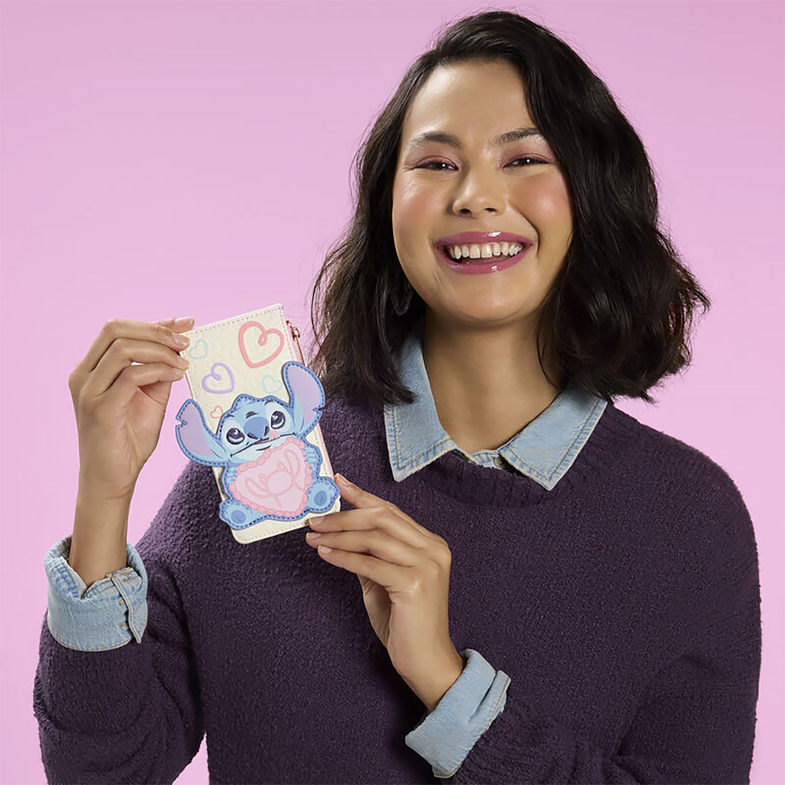 Produktbild Stitch Be Mine Korthållare - Lilo & Stitch