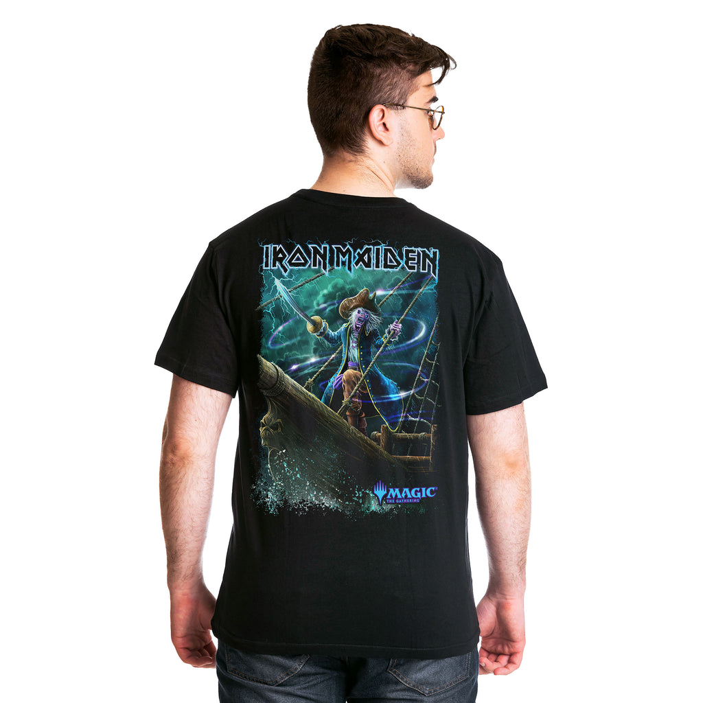 Produktbild Iron Maiden - Magic: The Gathering Captain N'Ghathrod T-shirt svart