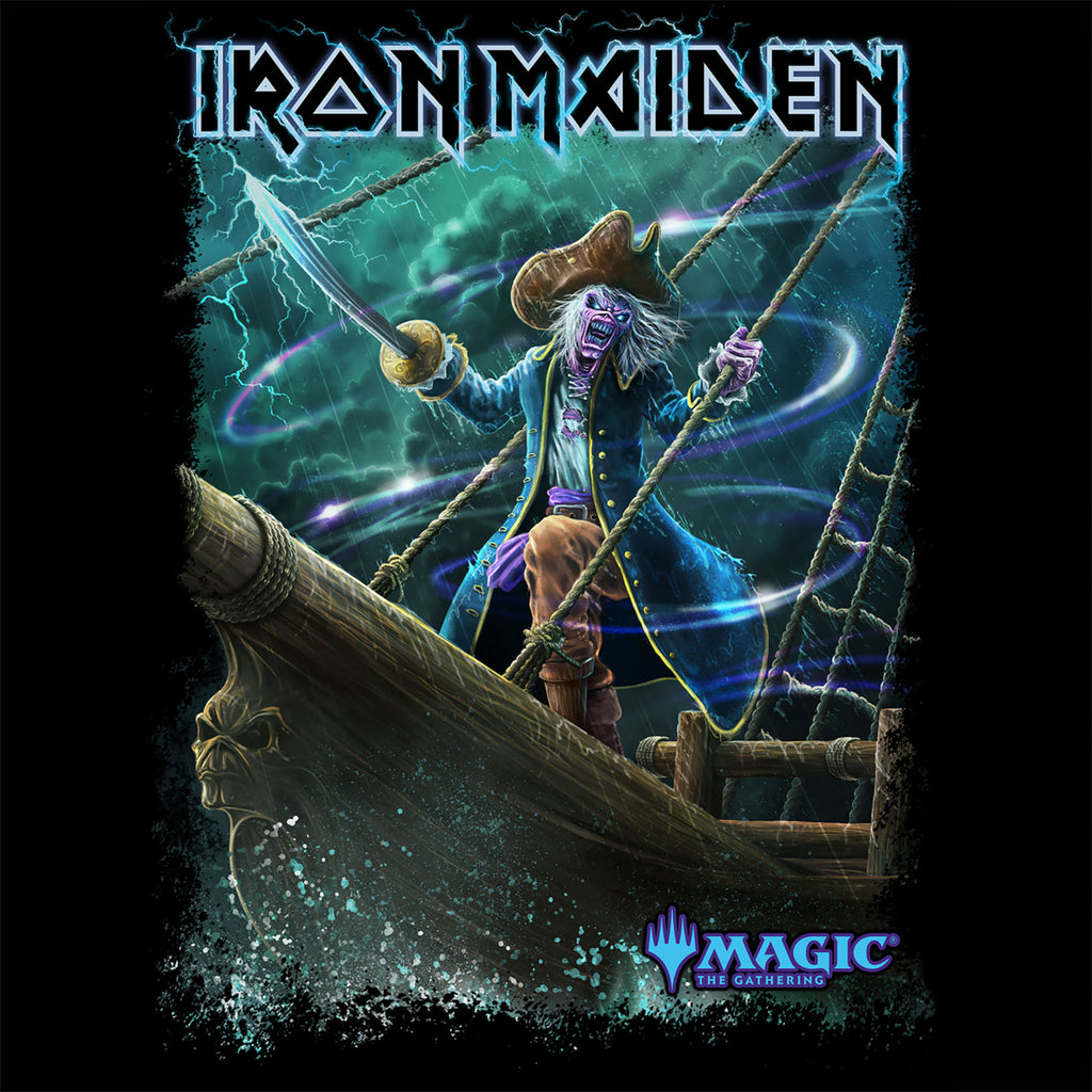 Produktbild Iron Maiden - Magic: The Gathering Captain N'Ghathrod T-shirt svart