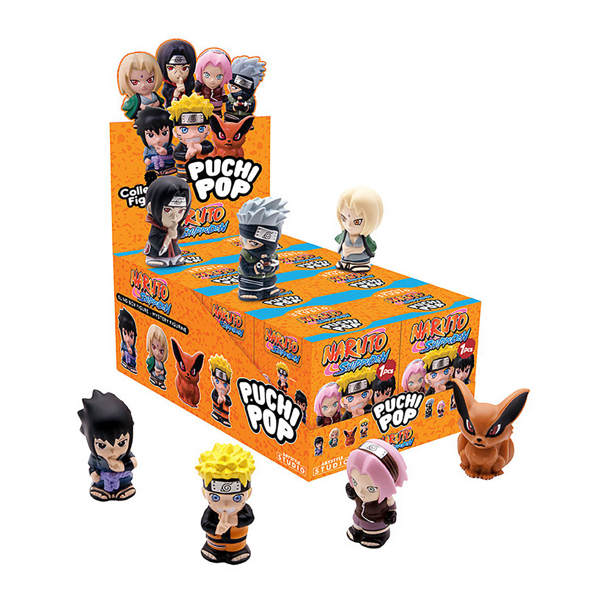 Produktbild Naruto Shippuden - Puchipop Wave 1 Display med överraskningsfigurer E1090564