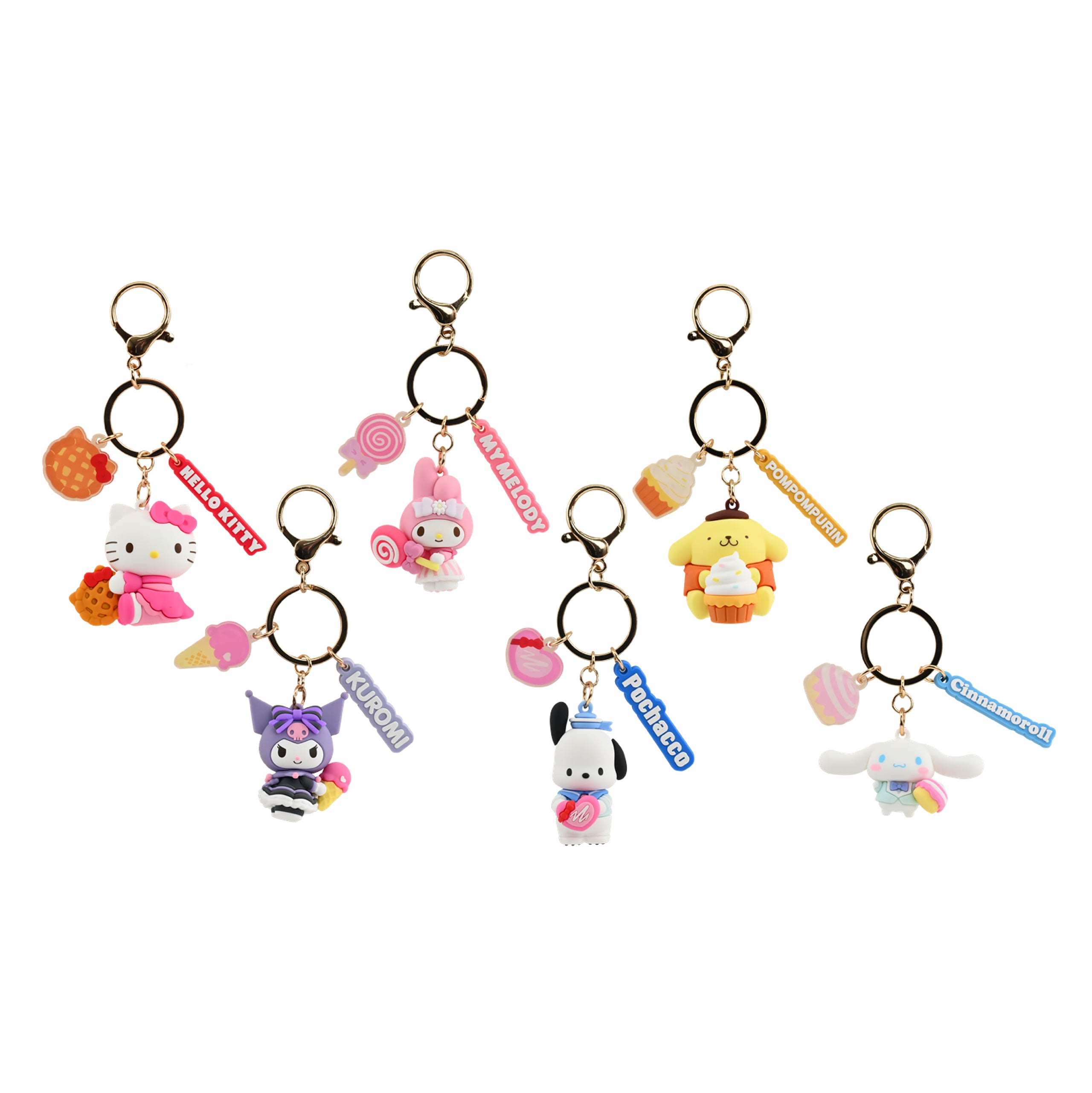 Produktbild Hello Kitty and Friends - YuMe Tea Party Display med överraskningsnyckelringar