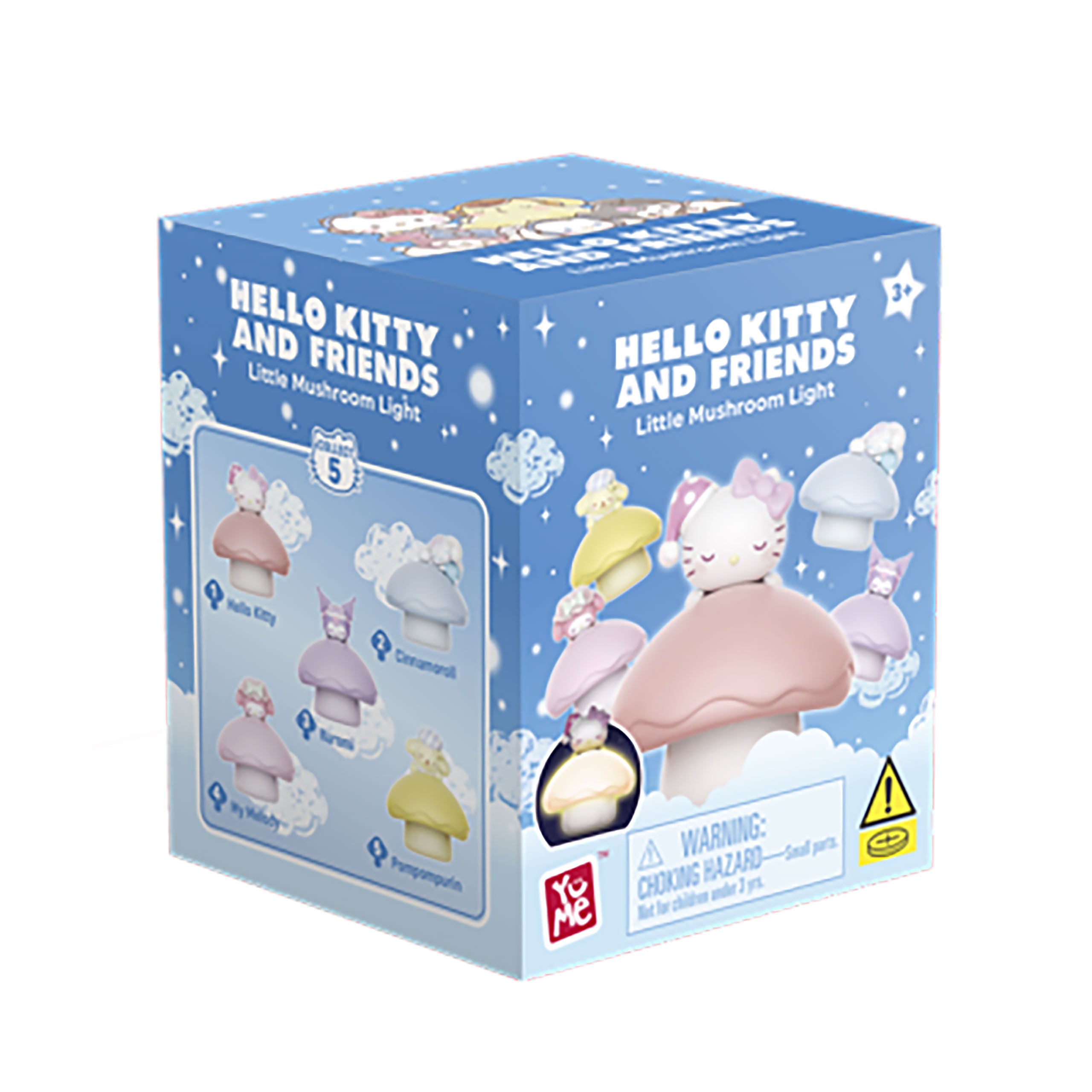 Produktbild Hello Kitty and Friends - YuMe Little Mushroom nattlampa mystery-figur