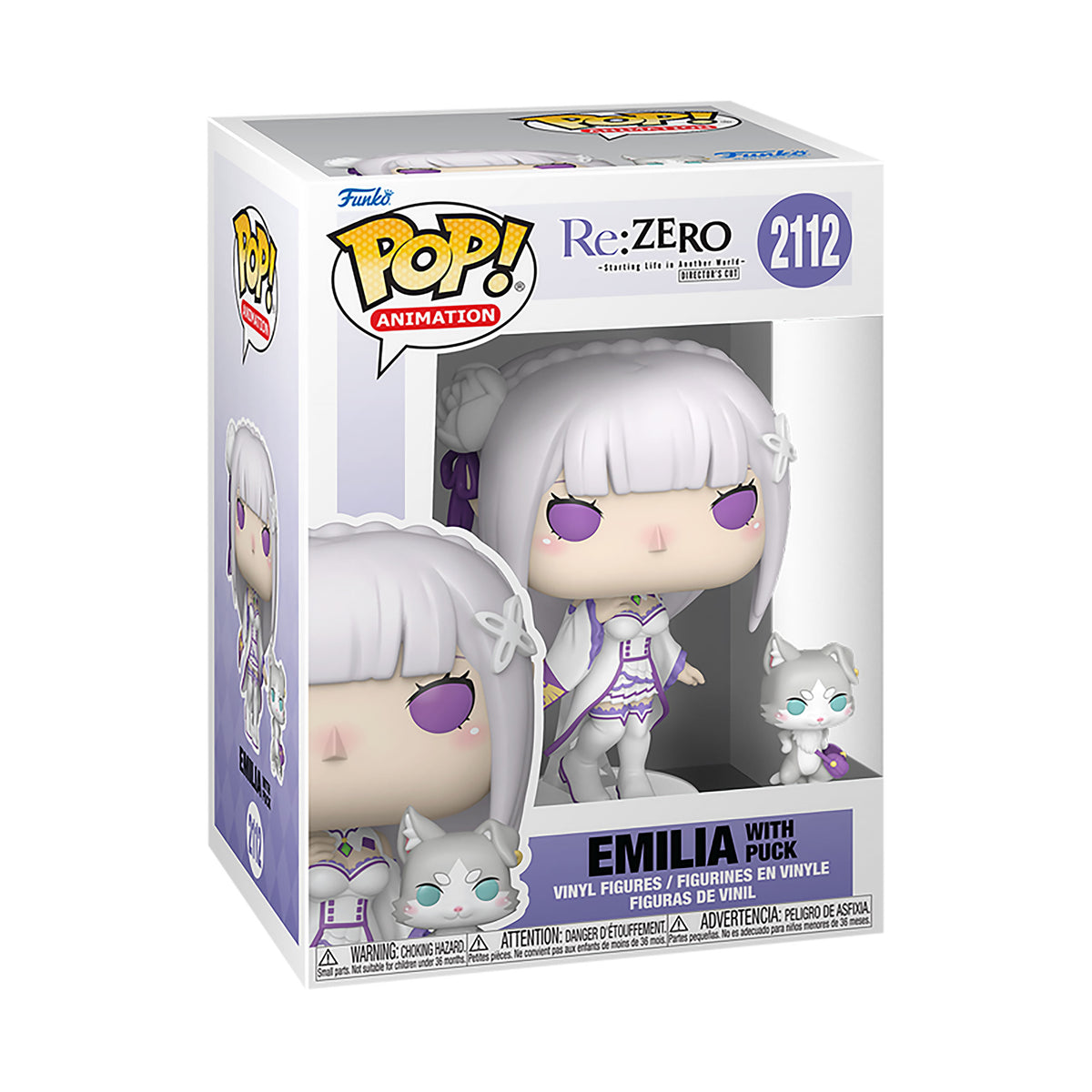 Produktbild Re:Zero - Emilia med Puck Funko Pop!-figur