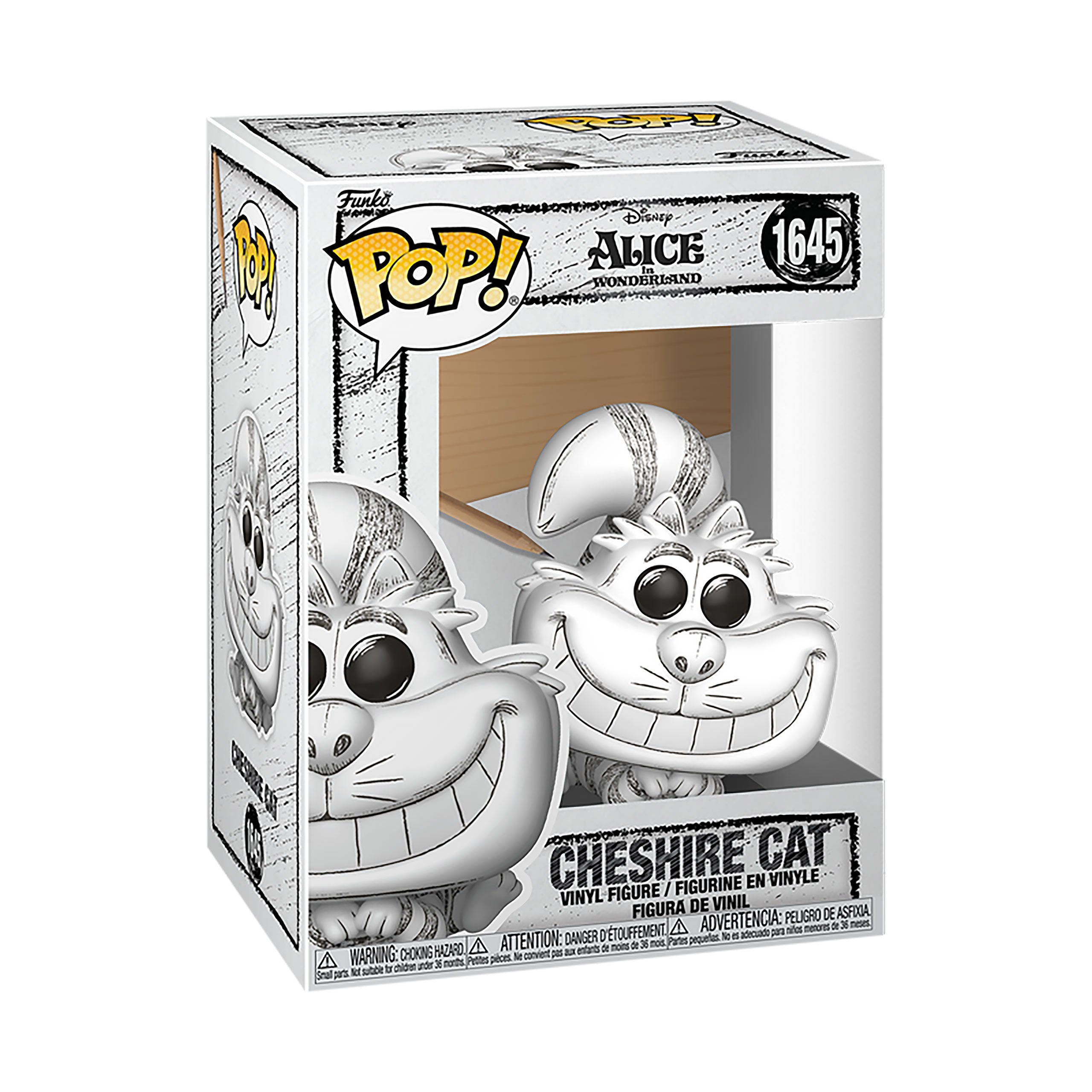 Produktbild Alice i Underlandet - Cheshire Cat Sketched Funko Pop!-figur