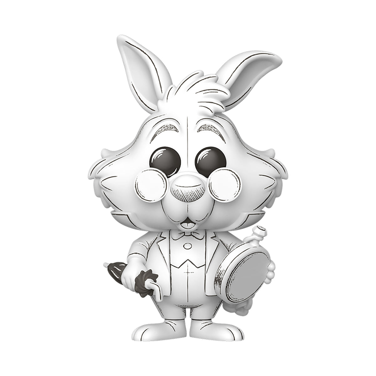 Produktbild Alice i Underlandet - Vita Kaninen Sketched Funko Pop!-figur