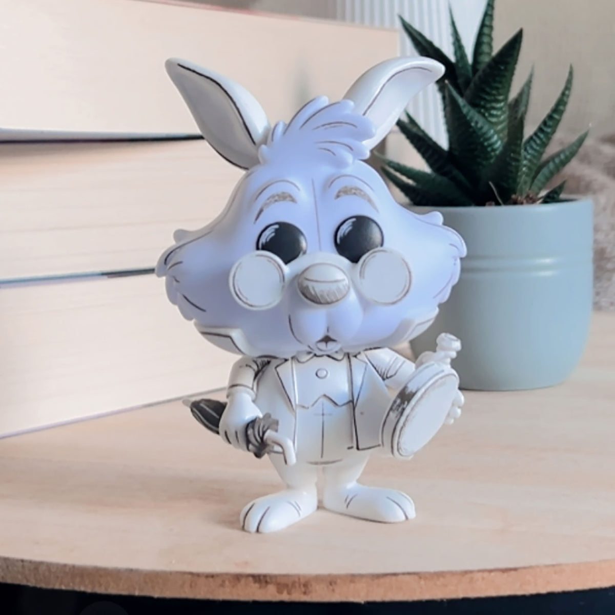 Produktbild Alice i Underlandet - Vita Kaninen Sketched Funko Pop!-figur