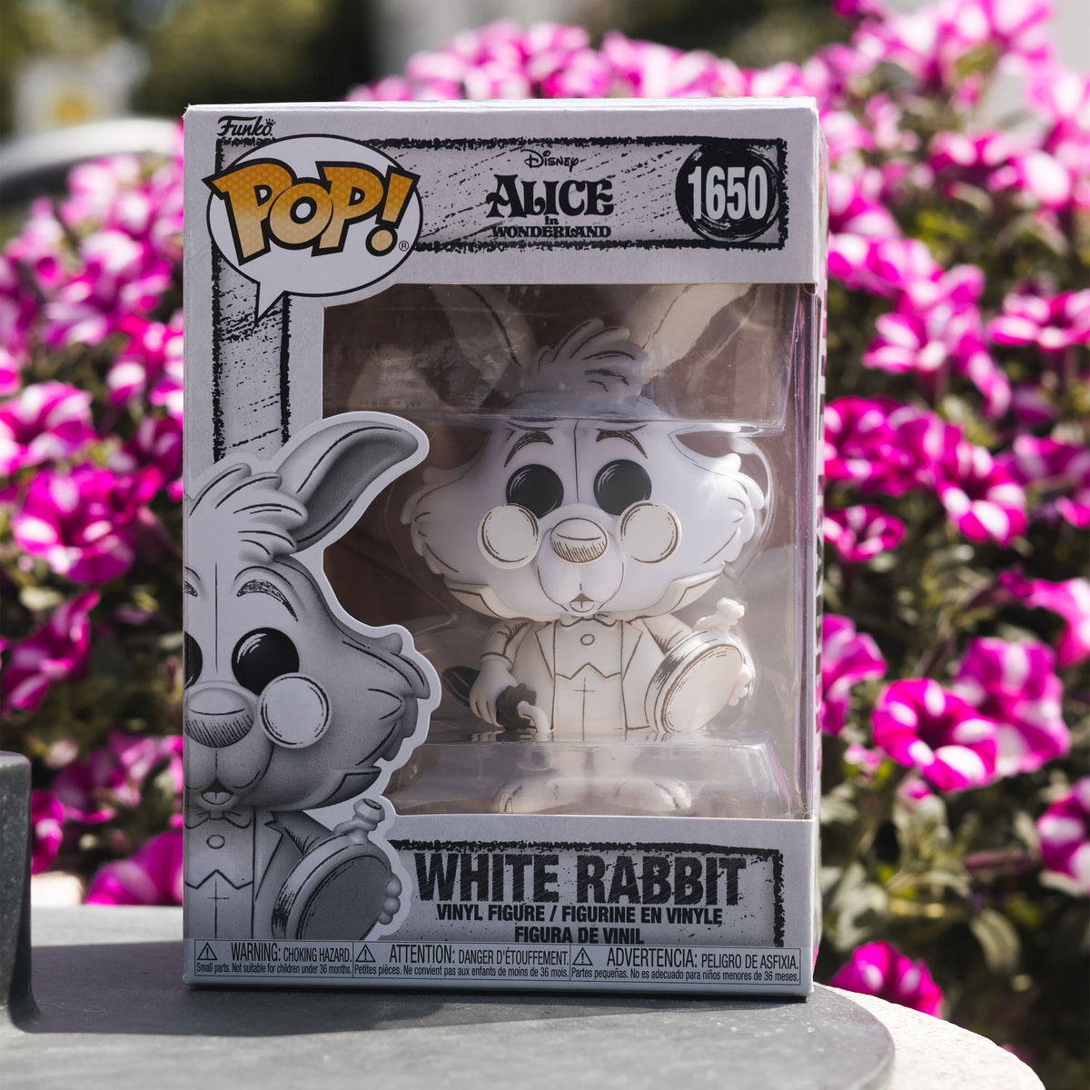 Produktbild Alice i Underlandet - Vita Kaninen Sketched Funko Pop!-figur