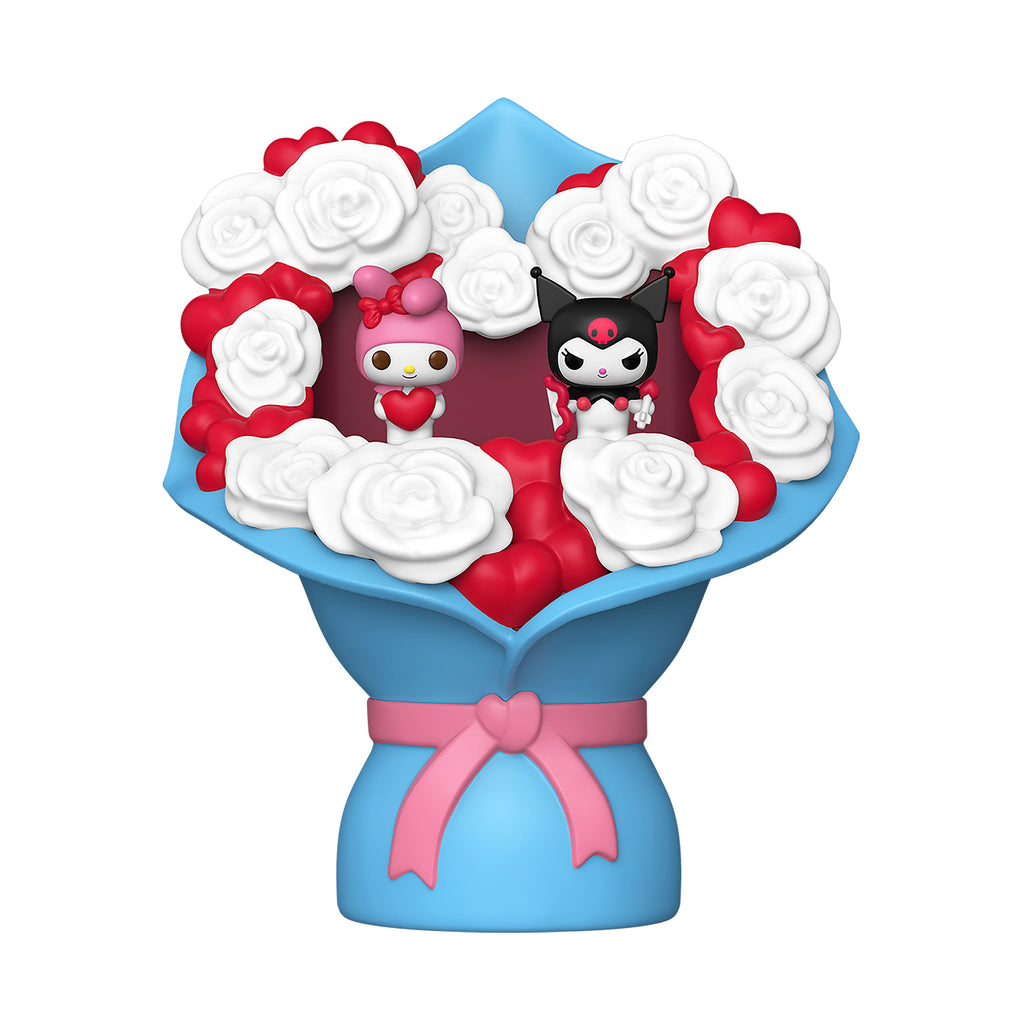 Produktbild Hello Kitty and Friends Kuromi och Hello Kitty Valentines Funko Bitty Pop Bouquet - Sanrio