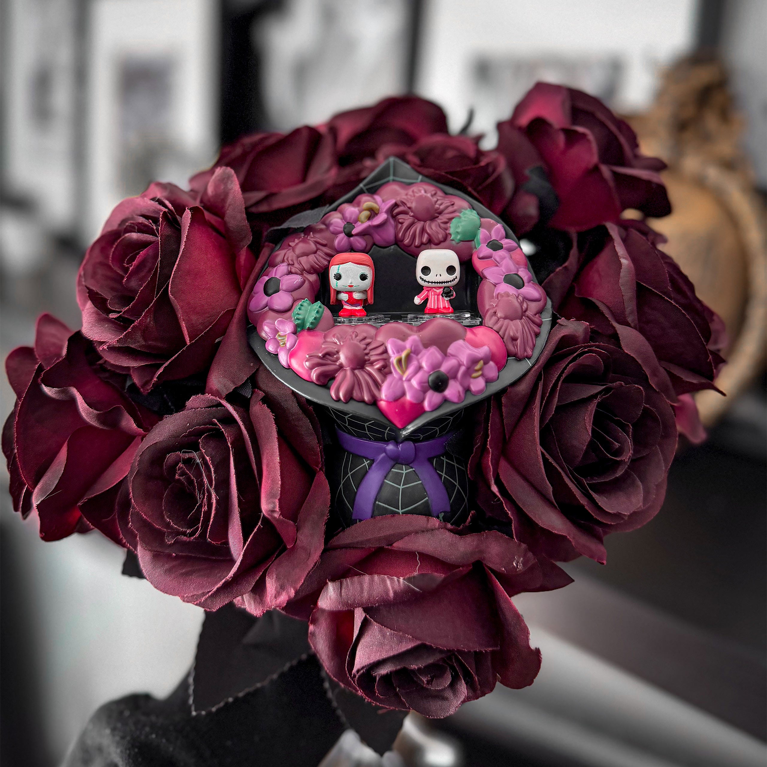 Produktbild Nightmare Before Christmas – Sally och Jack Valentines Funko Bitty Pop-bukett