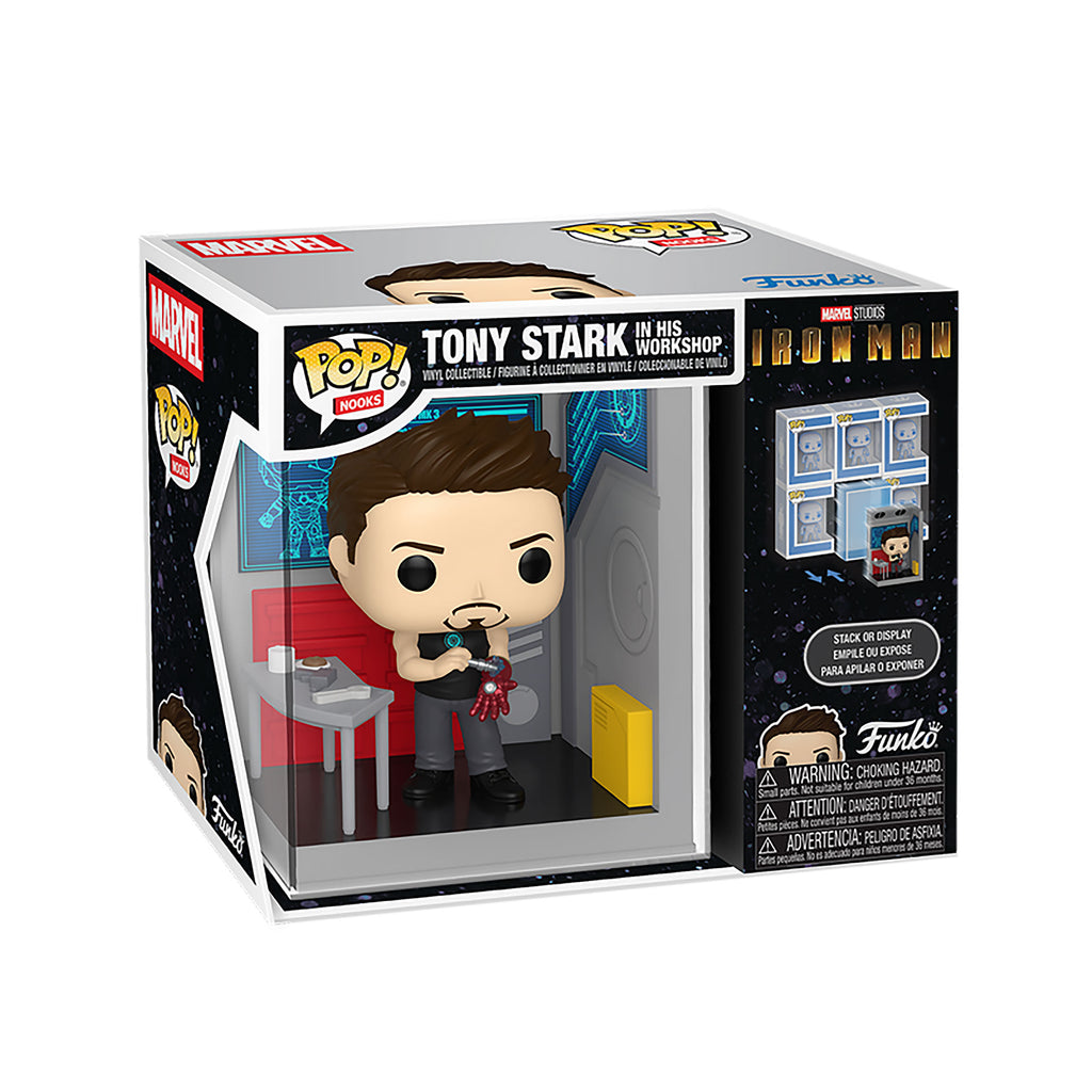 Produktbild Iron Man - Tonys verkstad Funko Pop Nooks Diorama