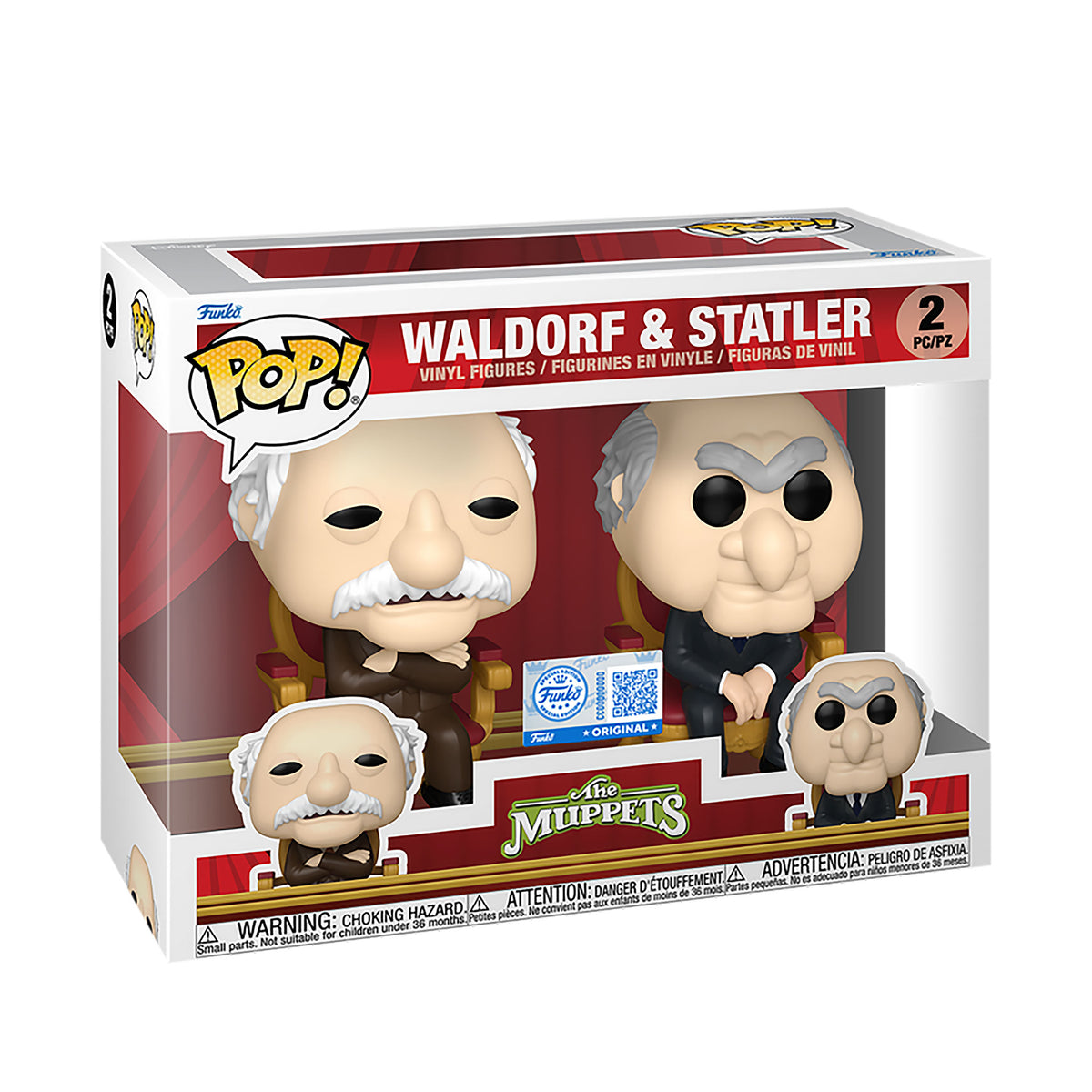 Produktbild The Muppets - Waldorf & Statler Funko Pop!-figurer