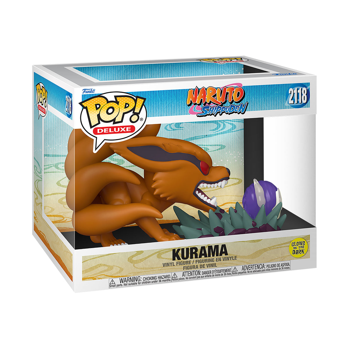 Produktbild Naruto – Kurama Glow in the Dark Funko Pop-figur