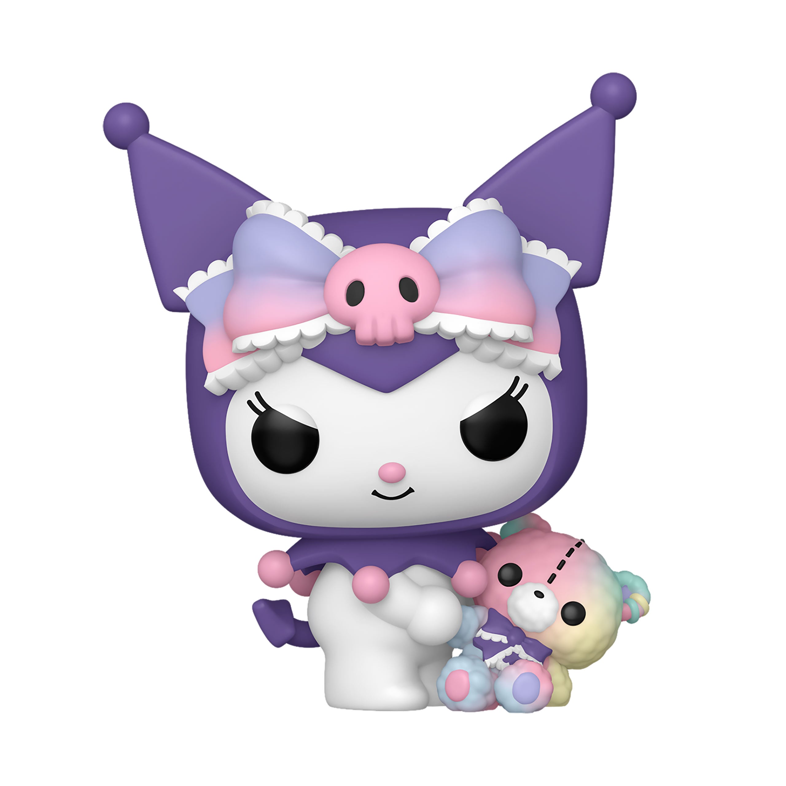 Produktbild Hello Kitty and Friends Kuromi med nalle Funko Pop!-figur – Sanrio