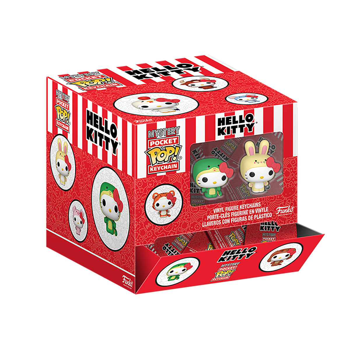 Produktbild Hello Kitty and Friends Animals Mystery Funko Pop nyckelring - Sanrio Display E1090674