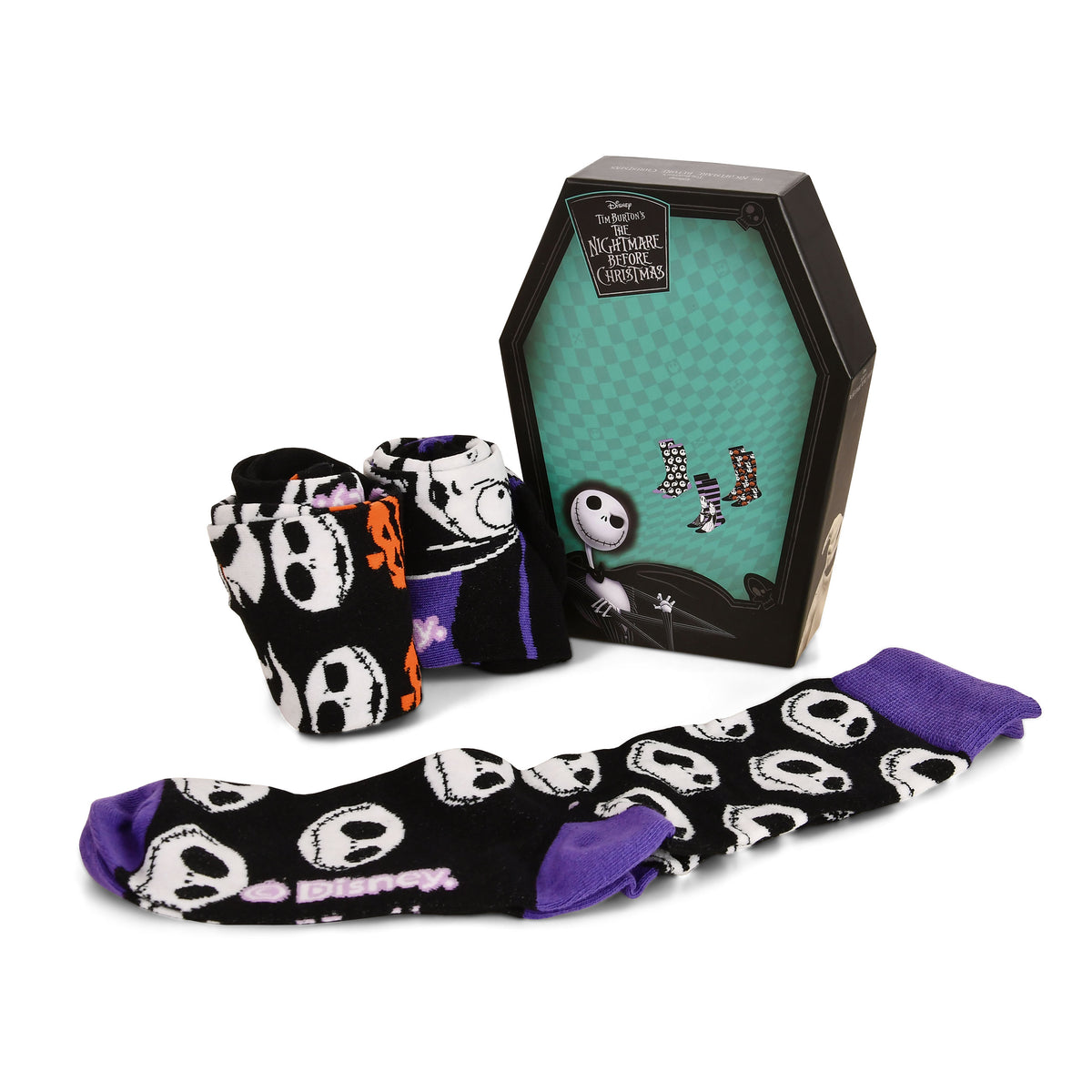 Produktbild The Nightmare Before Christmas - Jack & Sally-strumpor i presentask