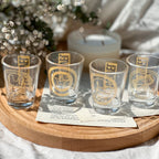 Produktbild Marvel - Symbols set med 4 shotglas