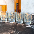 Produktbild Marvel - Symbols set med 4 shotglas