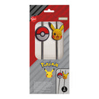 Produktbild Pokémon – Pikachu och Poké Ball Sugrör 2-pack