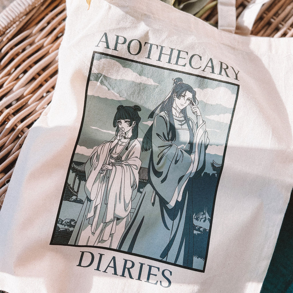 Product image Maomao and Jinshi tote bag for The Apothecary Diaries fans