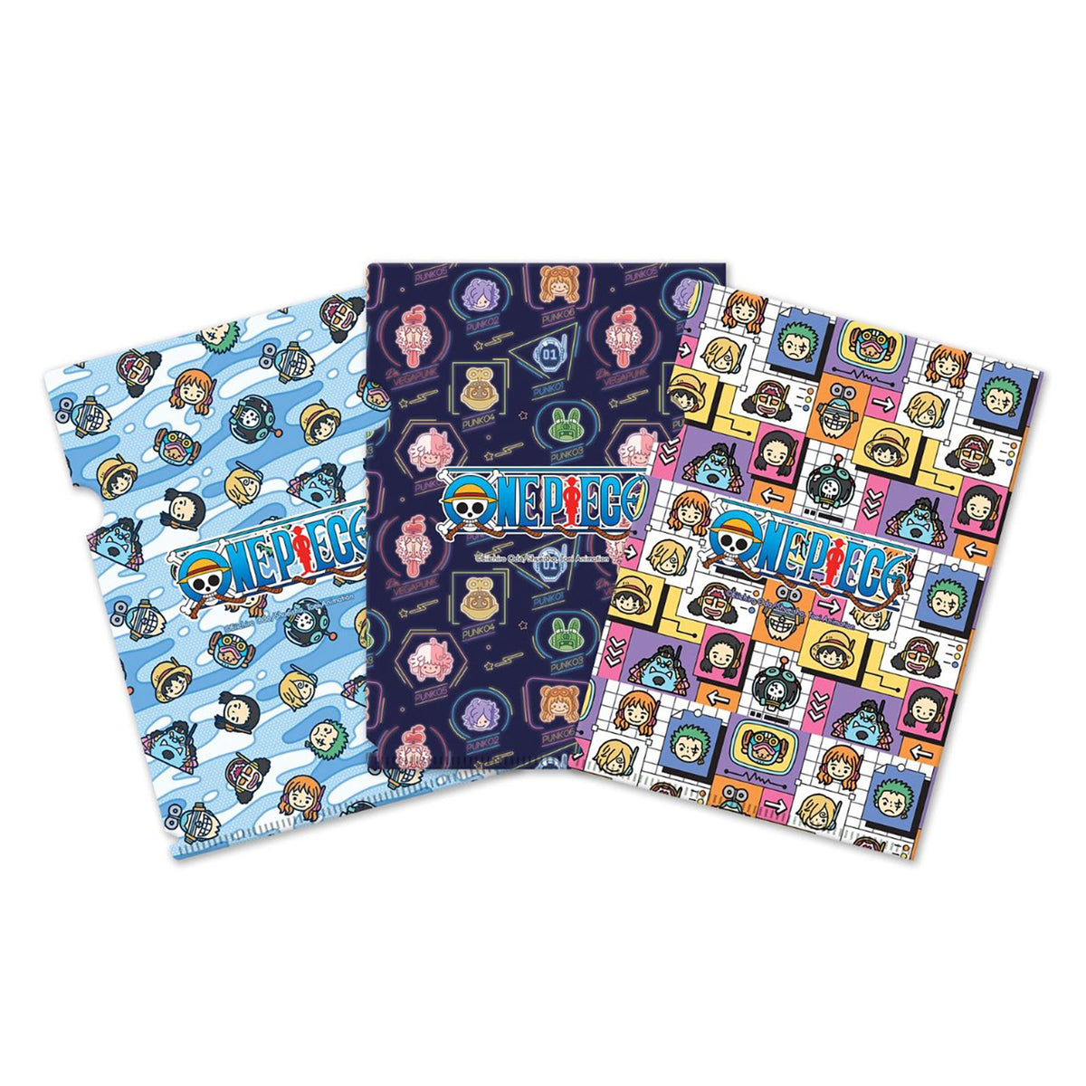 Produktbild One Piece - Egghead Saga Dokumentfickor 3-pack