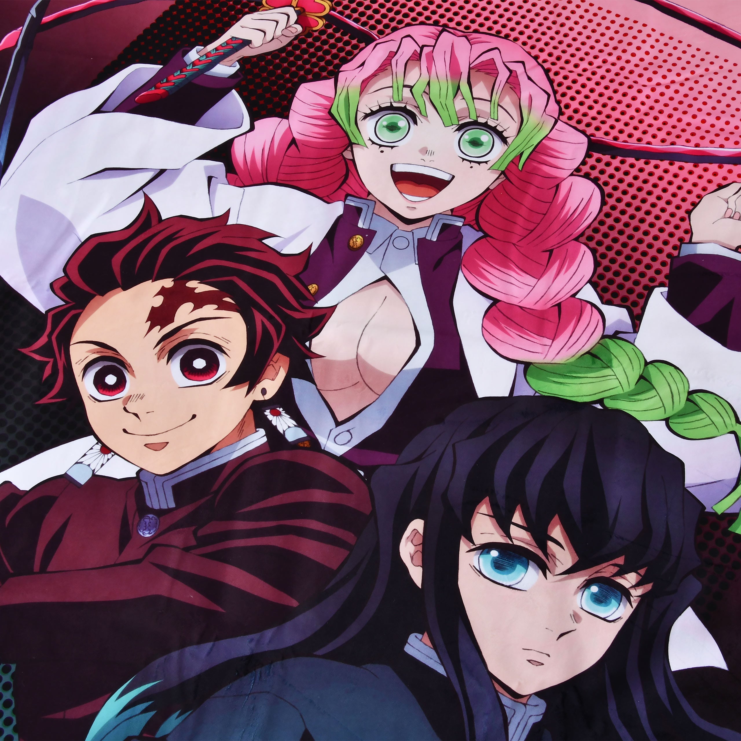 Produktbild Demon Slayer - Tanjiro, Mitsuri och Muichiro Mysfilt