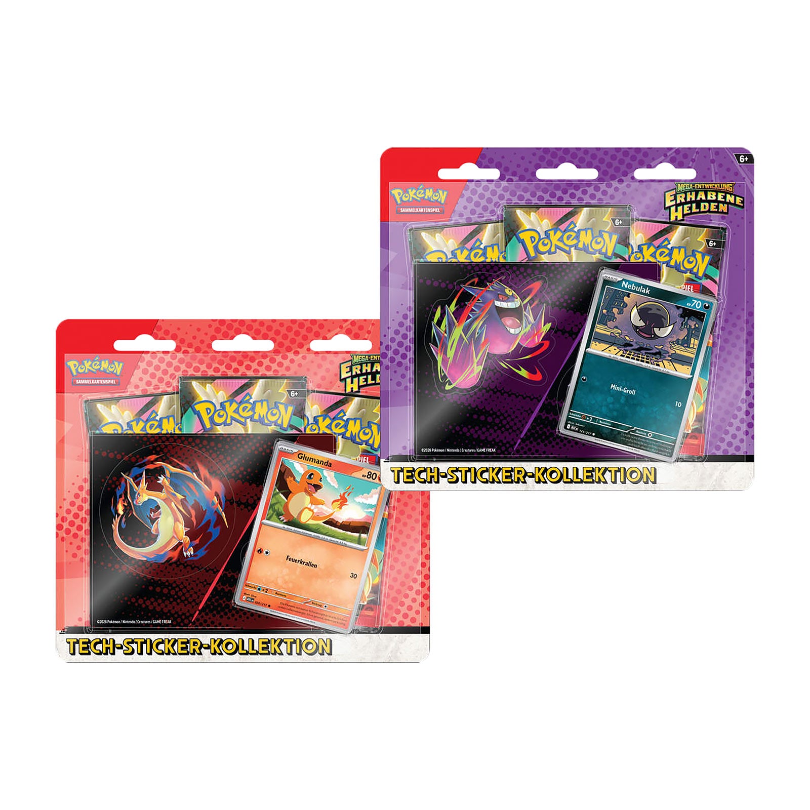 Produktbild Pokémon – Megautveckling Ärorika Hjältar Tech-klistermärkessamling