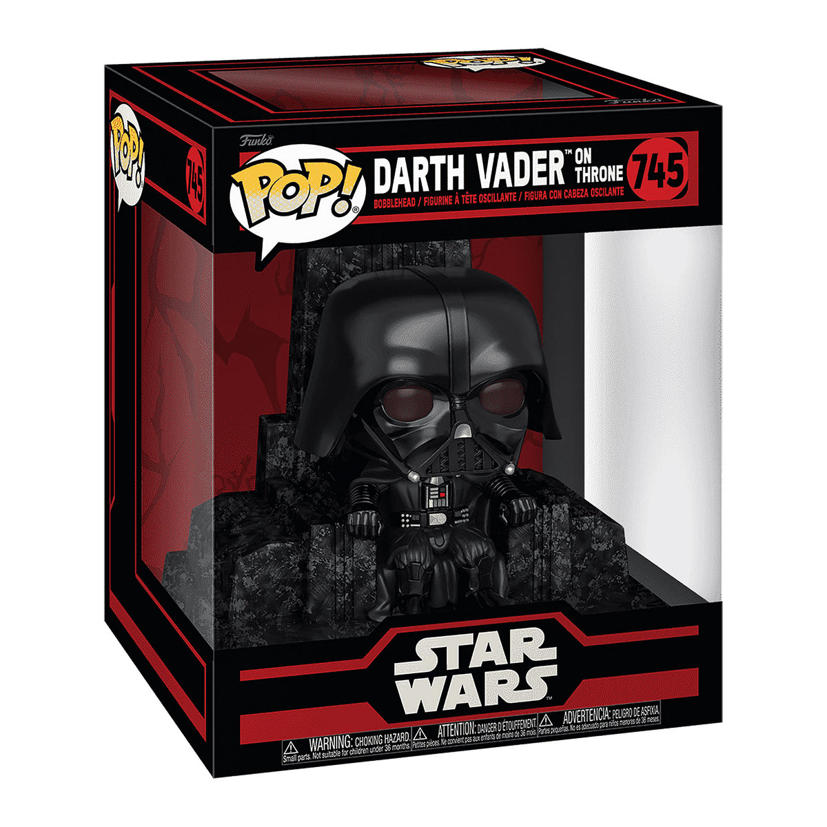 Produktbild Star Wars - Darth Vader på tron Deluxe Funko Pop-figur
