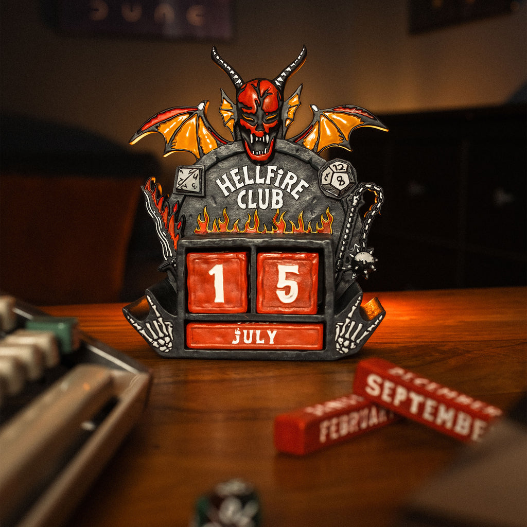 Produktbild Stranger Things - Hellfire Club 3D evighetskalender