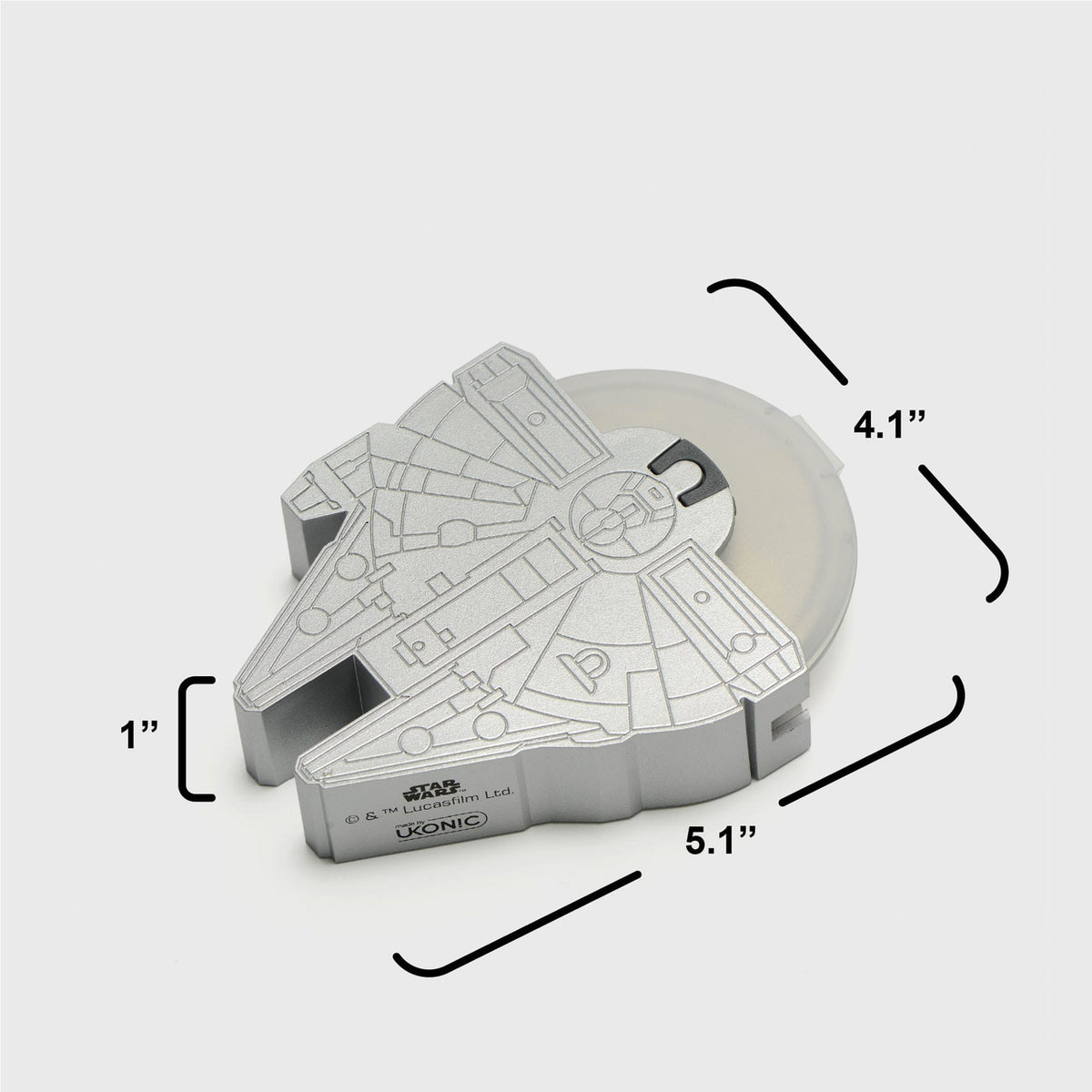 Produktbild Millennium Falcon Pizzaskärare - Star Wars