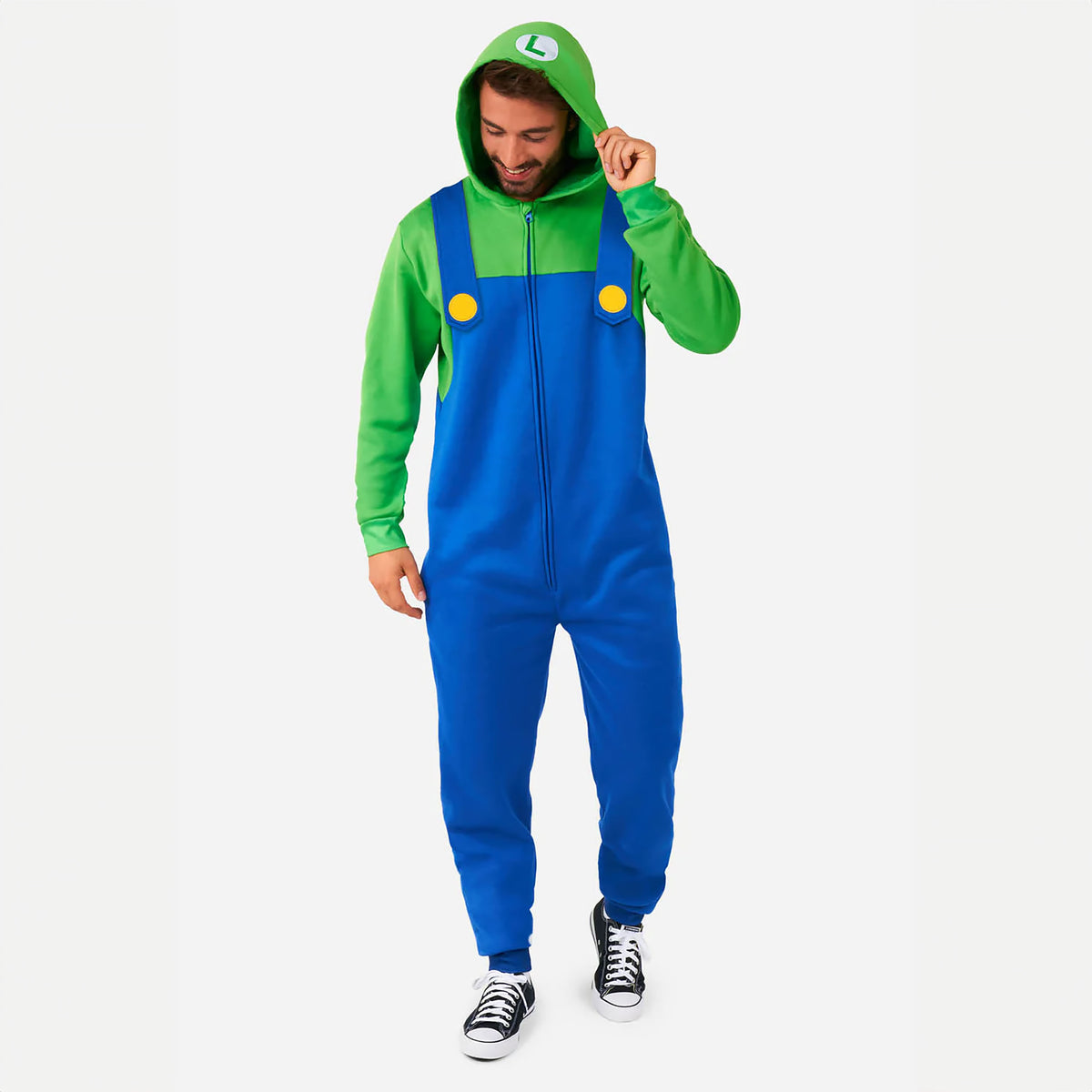 Produktbild Super Mario - Luigi onepiece för vuxna
