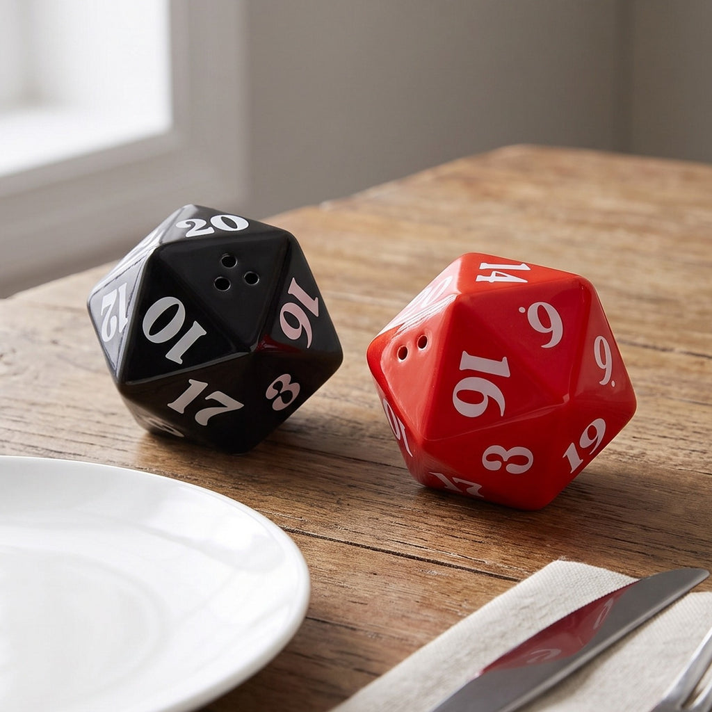 Product image Dungeons & Dragons - D20 Dice Salt & Pepper Shakers