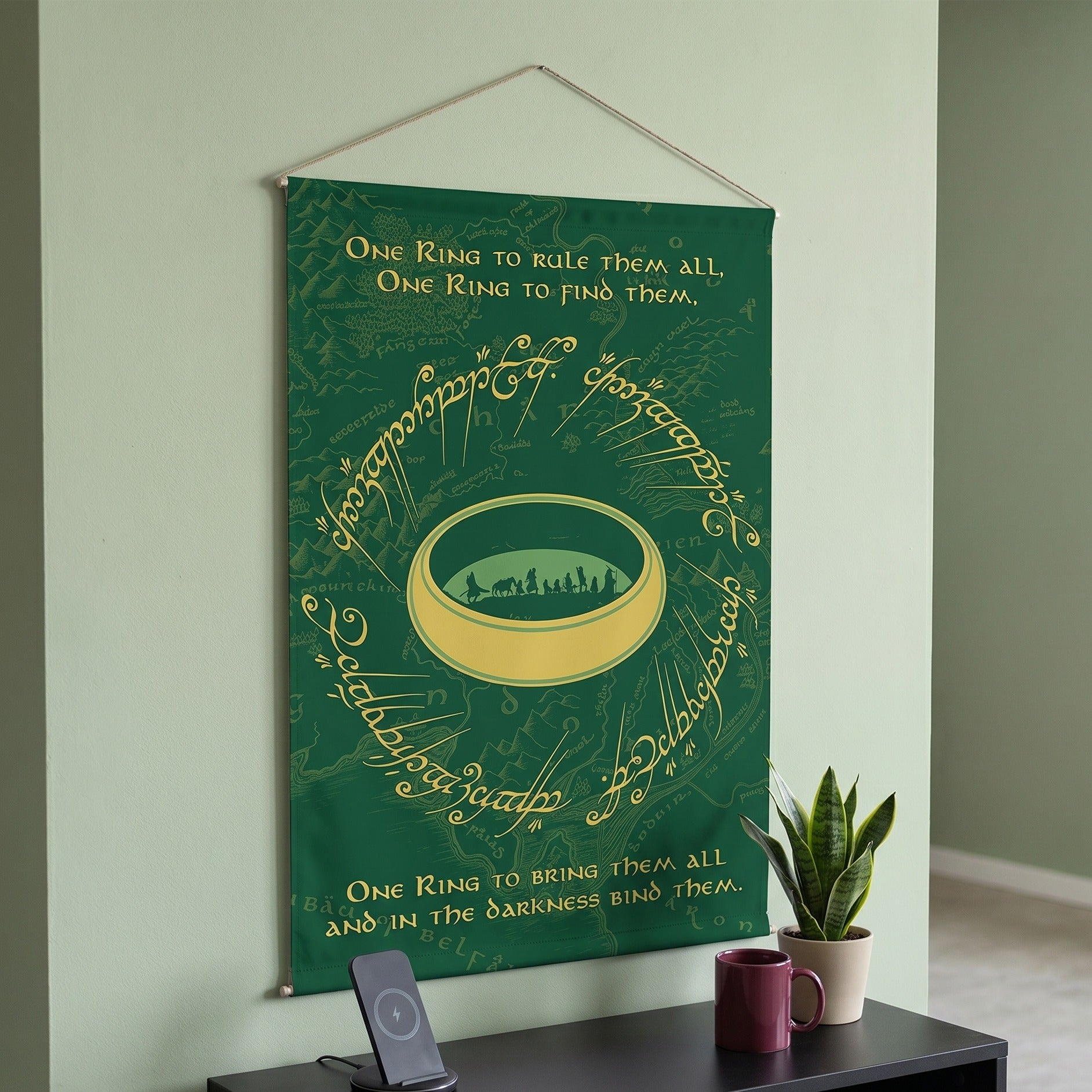 Produktbild Sagan om Ringen – Den Enda Ringen Wall Scroll