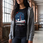 Produktbild Elbenwald i Hamburg Skyline T-shirt svart